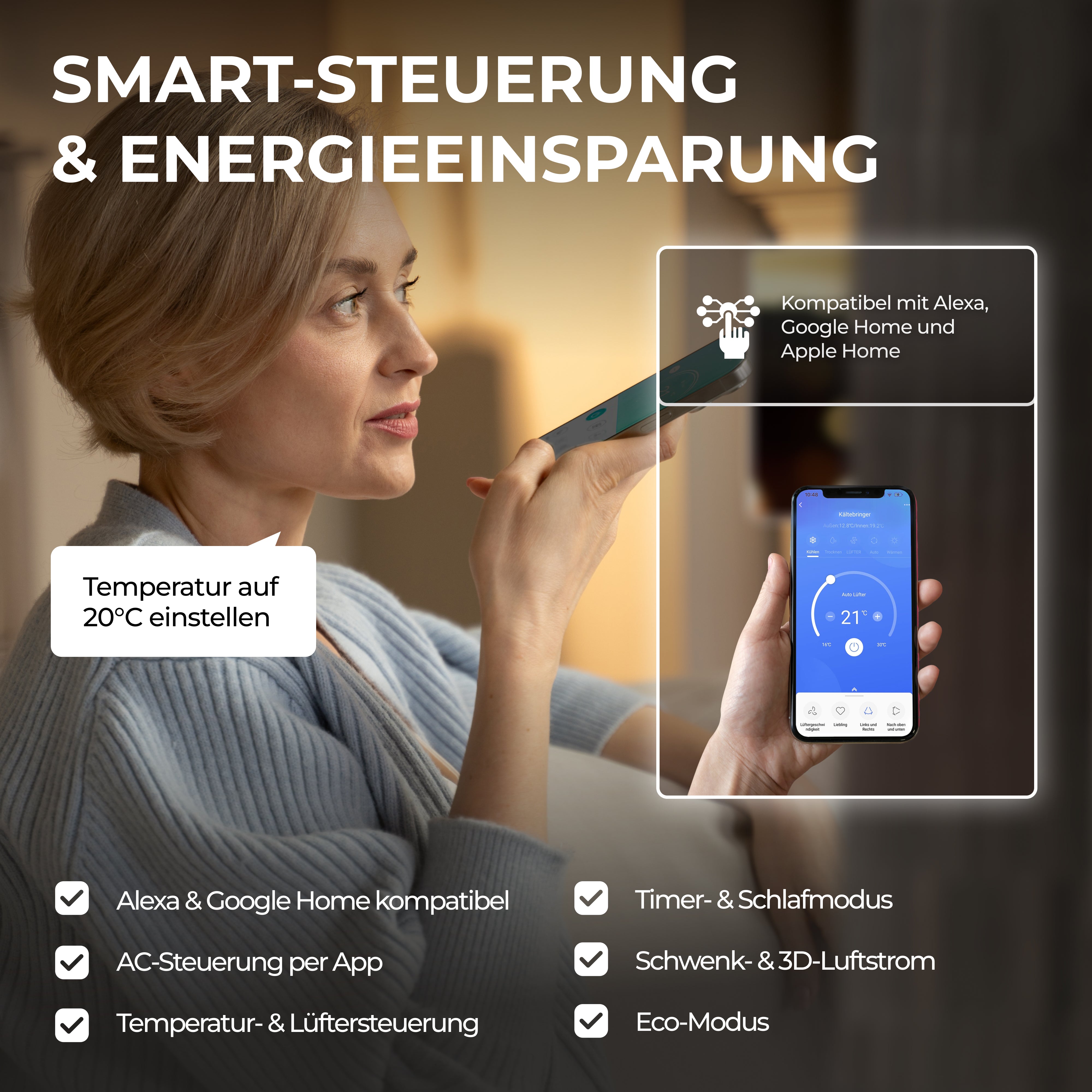 Kältebringer® Split Klimaanlage 18.000 BTU (5,3kW) Komplettset