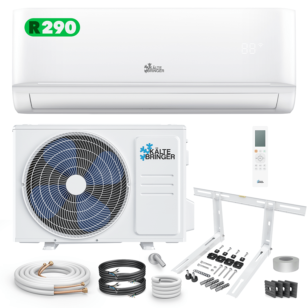 Kältebringer® R290 Split Klimaanlage 12.000 BTU (3,5kW) Komplettset