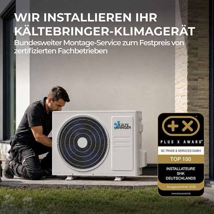 Montage Duo-Multisplit Klimaanlage