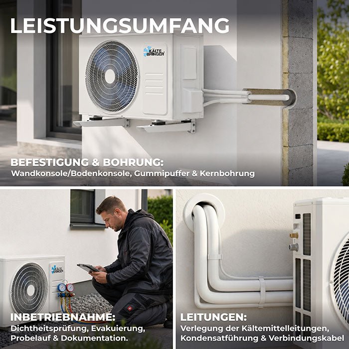 Montage Duo-Multisplit Klimaanlage