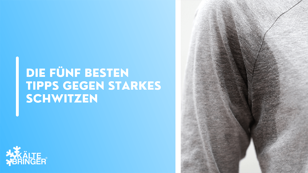 Die fünf besten Tipps gegen starkes Schwitzen