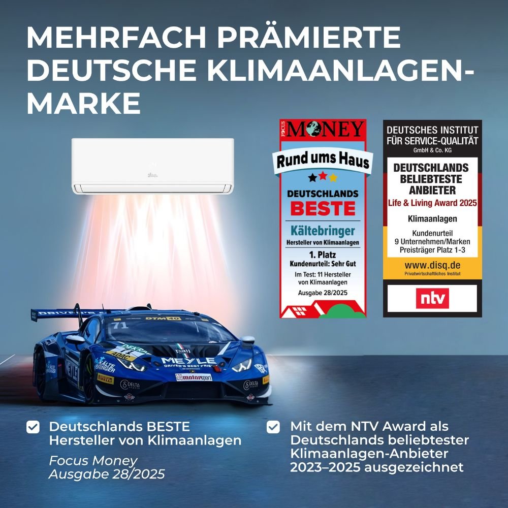 Kältebringer R290 A+++ Split Klimaanlage 12.000 BTU (3,7kW)