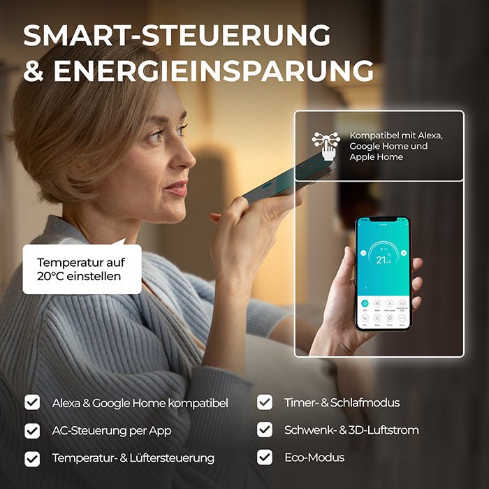 Kältebringer® Multisplit Klimaanlage Trio - 27.000 BTU (7,9kW) - 3 Innengeräte