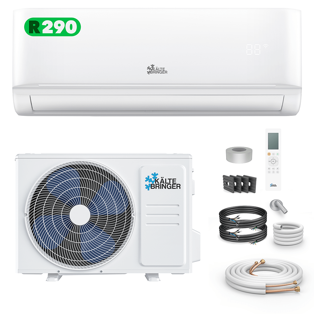 Kältebringer® R290 Split Klimaanlage 12.000 BTU (3,5kW) Komplettset (A+++)