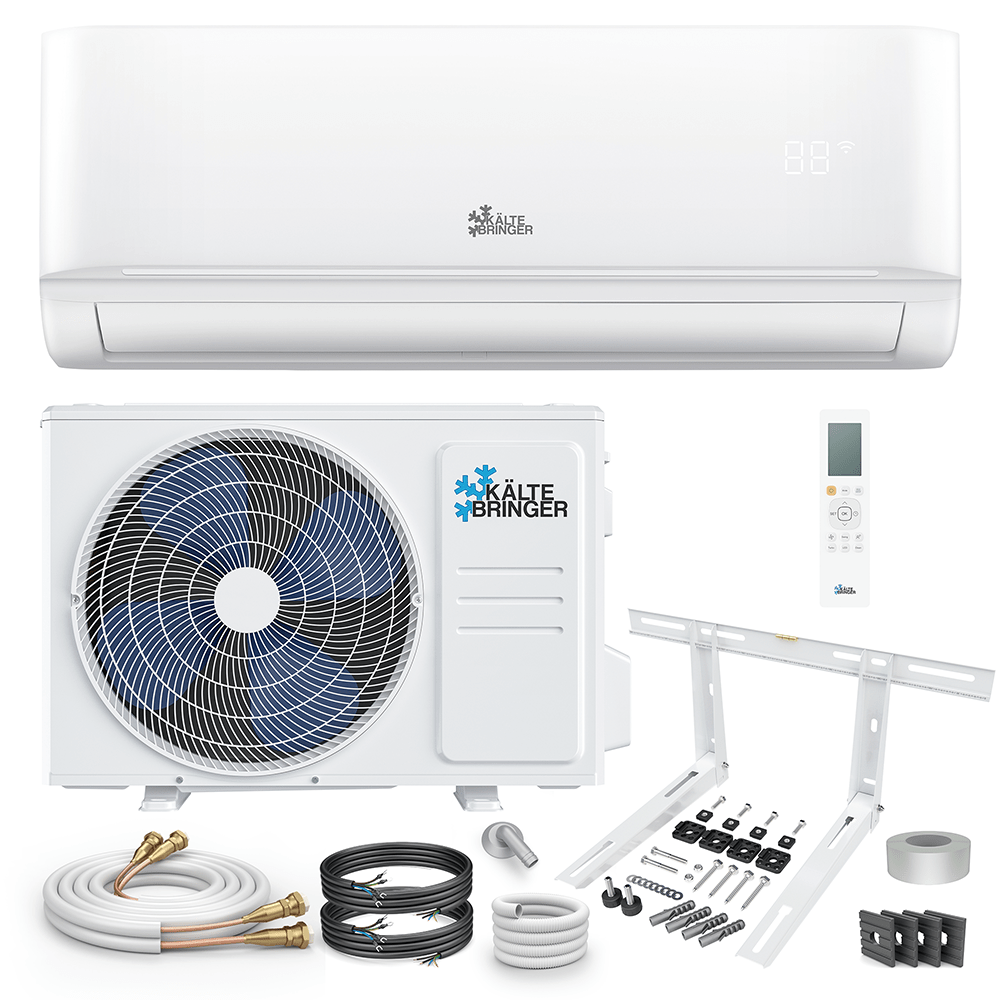 Kältebringer® Split Klimaanlage Quick Connect 12.000 BTU (3,5kW) Komplettset