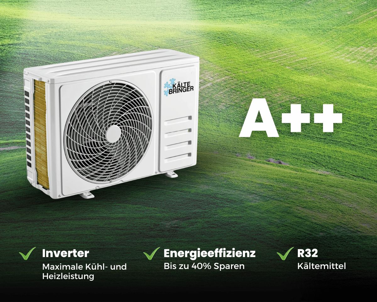 Kältebringer® Split Klimaanlage Set - 12.000 BTU (3,4kW)